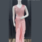 Elegant Pink Color Ready To Wear One Minute Designer Saree For Women