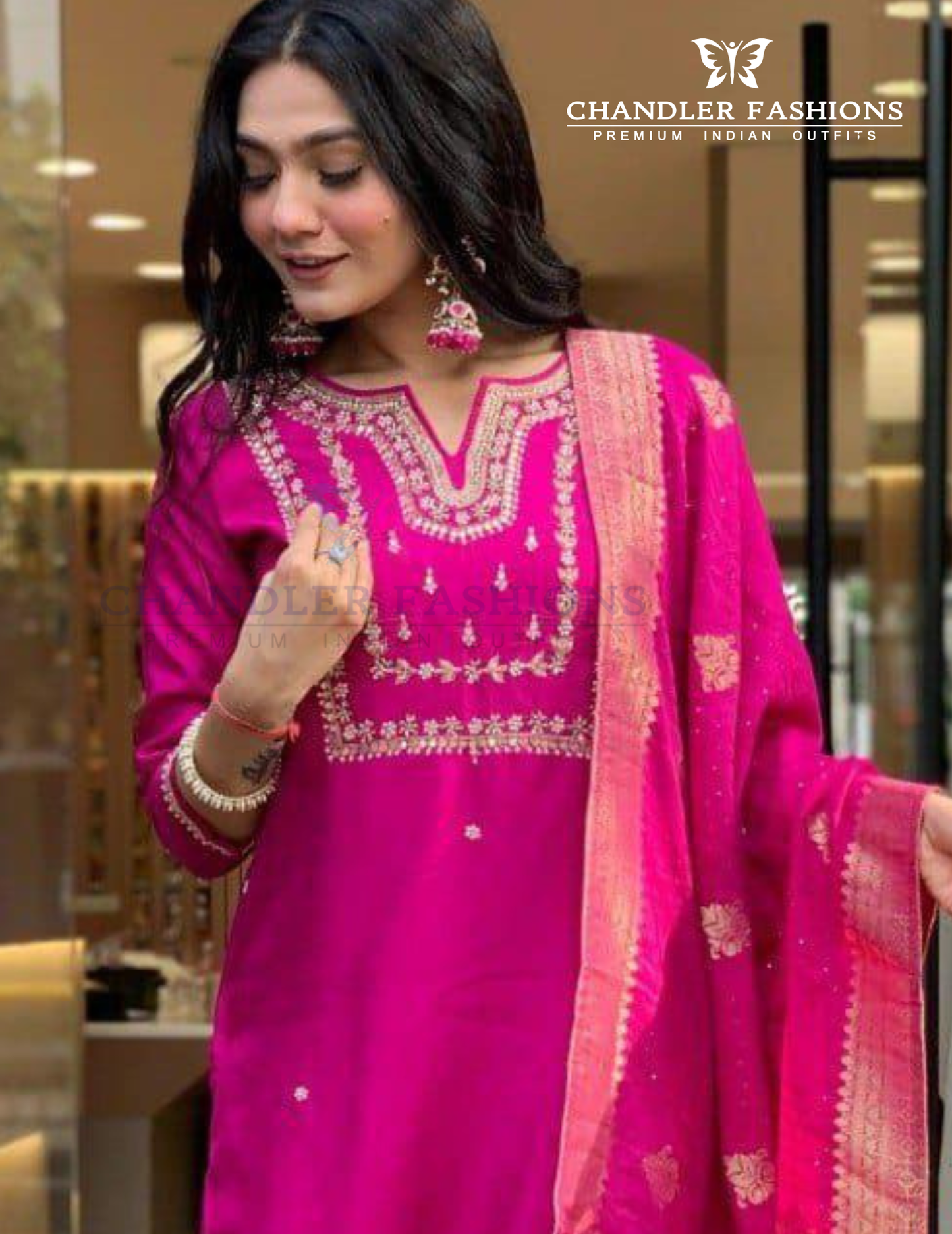 Cotton With Embroidery Work Salwar Suits Near Me 