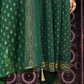 Green Color Rayon With Embroidery Work Salwar Suits For Women In USA