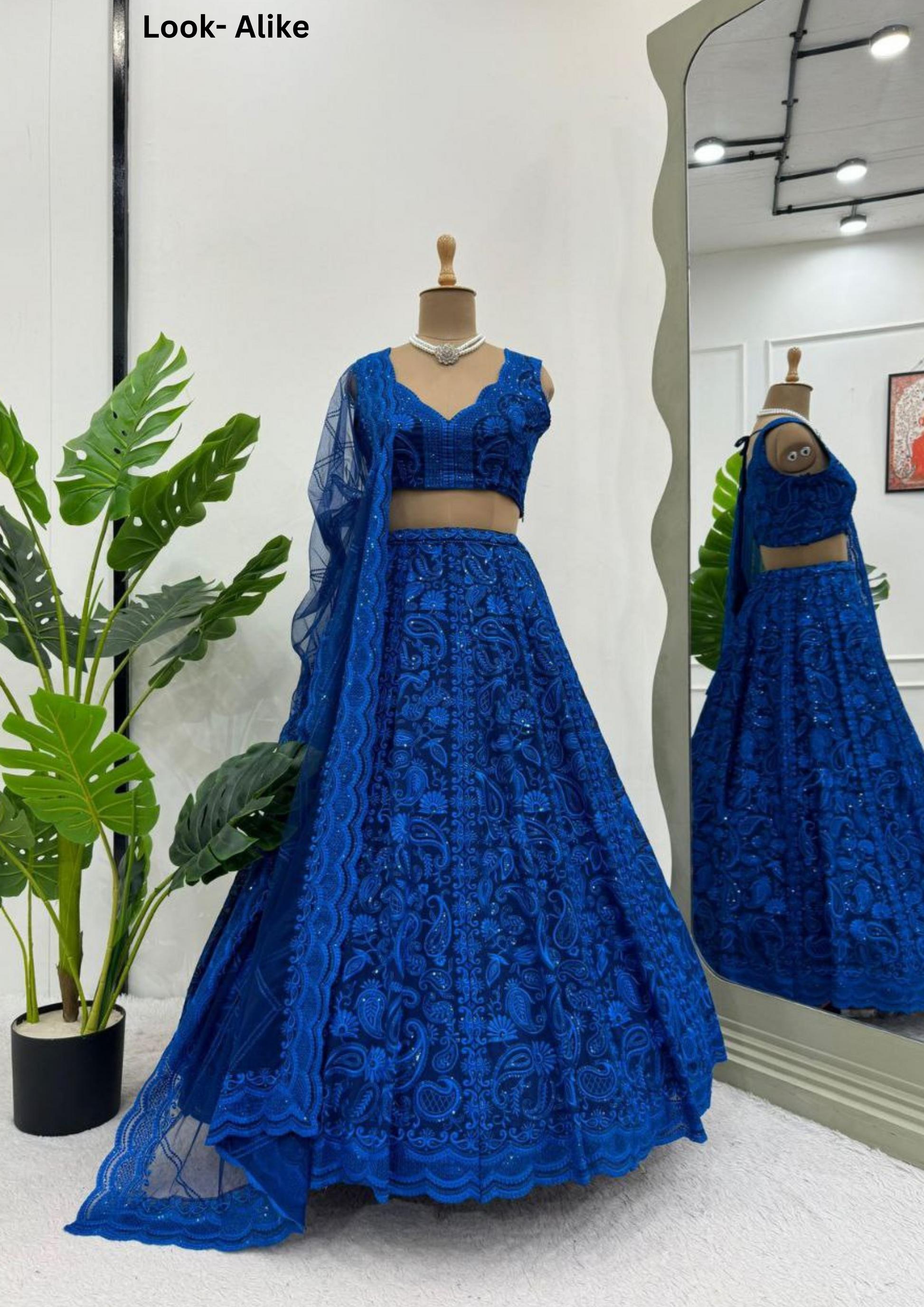 Sequins Work Lehenga Choli For Women In USA