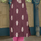 Alluring Brown Color Fancy Design Kurti In Suncity