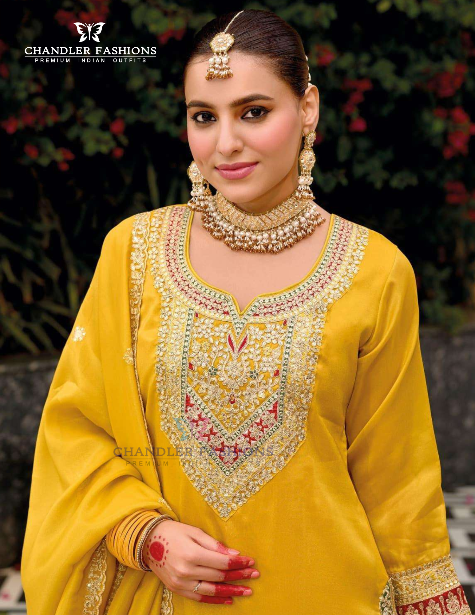 Yellow Color Shimmer With Embroidery Work Kurti With Dhoti Pant Set Near Me