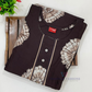 Brown Color Rayon Nighty In USA