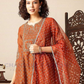 Beautiful Orange Color Silk Blend With Sequins And Embroidery Work Salwar Suits Near Me