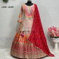 Charming Multi Color Faux Georgette With Heavy Embroidery Sequins Work Lehenga Choli