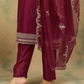 Cotton Blend With Sequins And Embroidery Work Salwar Suits In Chandler