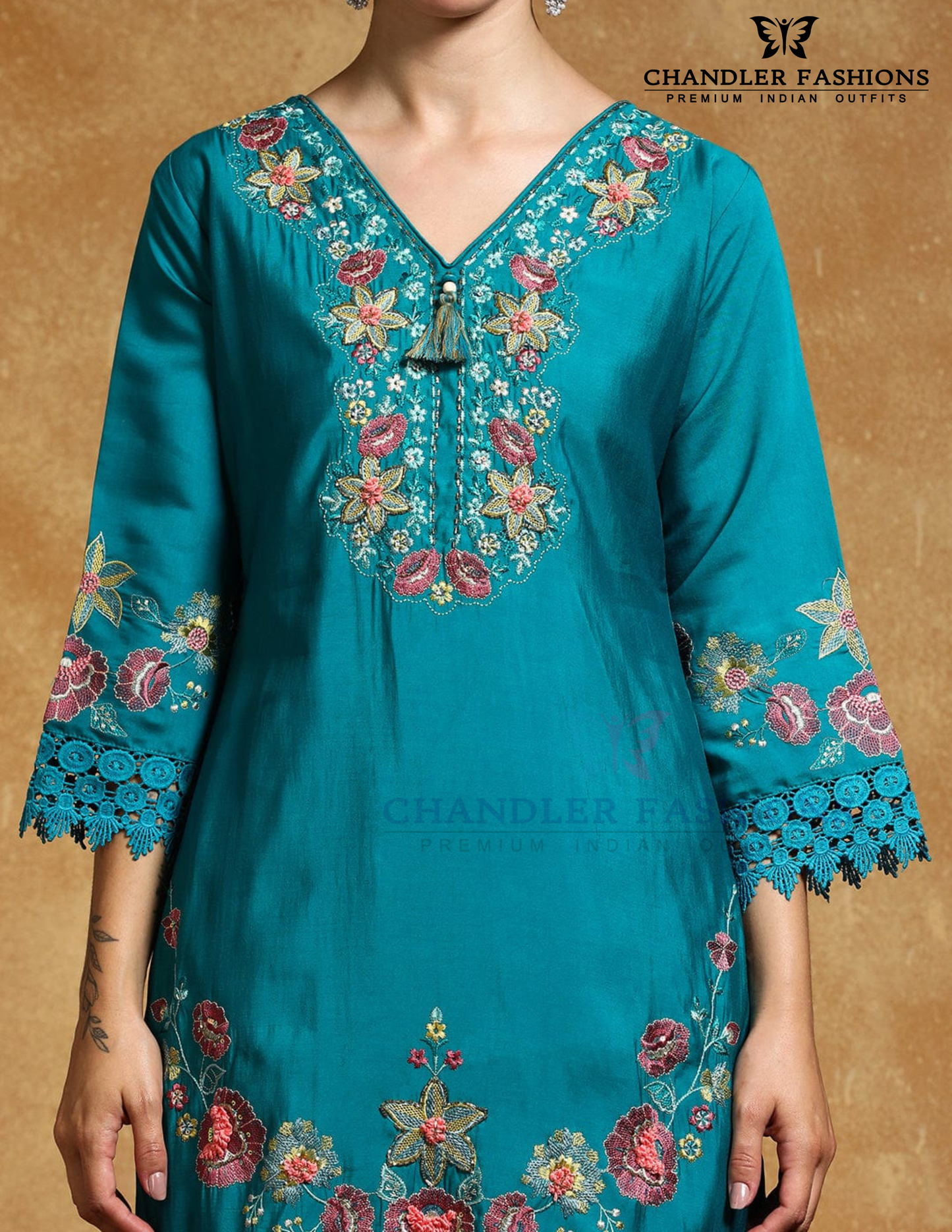 Pure Cotton With Embroidery Work Salwar Suits In Yuma
