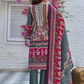 Stunning Multicolor Cotton Blend With Printed Work Salwar Suits In Mesa