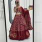 Wonderful Maroon Color Pure Cotton Kamthi Work Chaniya Choli Set For Women