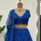 Blue Colored Sequins Work Lehenga Choli In Phoenix