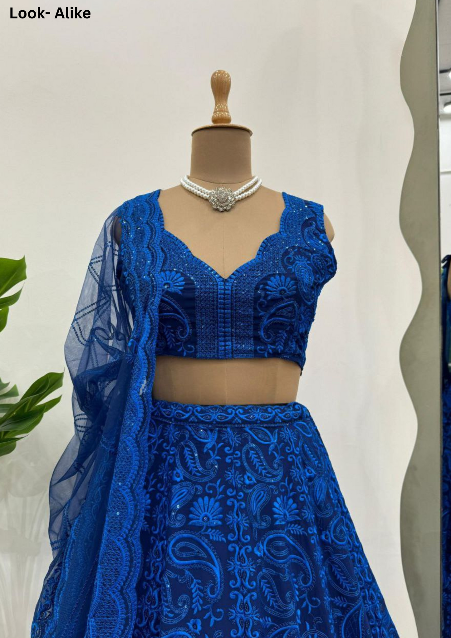 Blue Colored Sequins Work Lehenga Choli In Phoenix