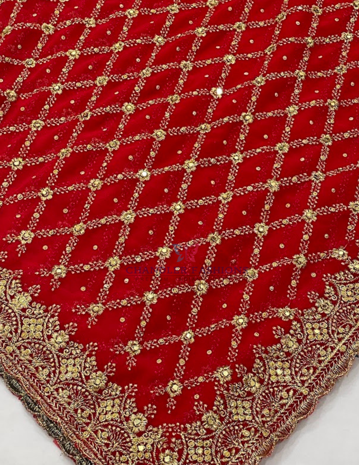 Red Color Saree In Chandler