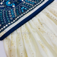  Teal Blue And Off White Color Choli For Girls In Mesa