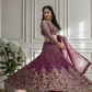 Magenta Color Sequins With Zari Embroidery Work Lehenga Choli Near Me