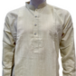 Mehendi Green Color Cotton Men's Kurta With Pajama Pant In USA