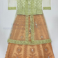 Elegant Pista Green Color Georgette Choli Sets For Girls