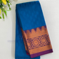 Attractive Blue Color Soft Silk Saree With Zari Work For Women