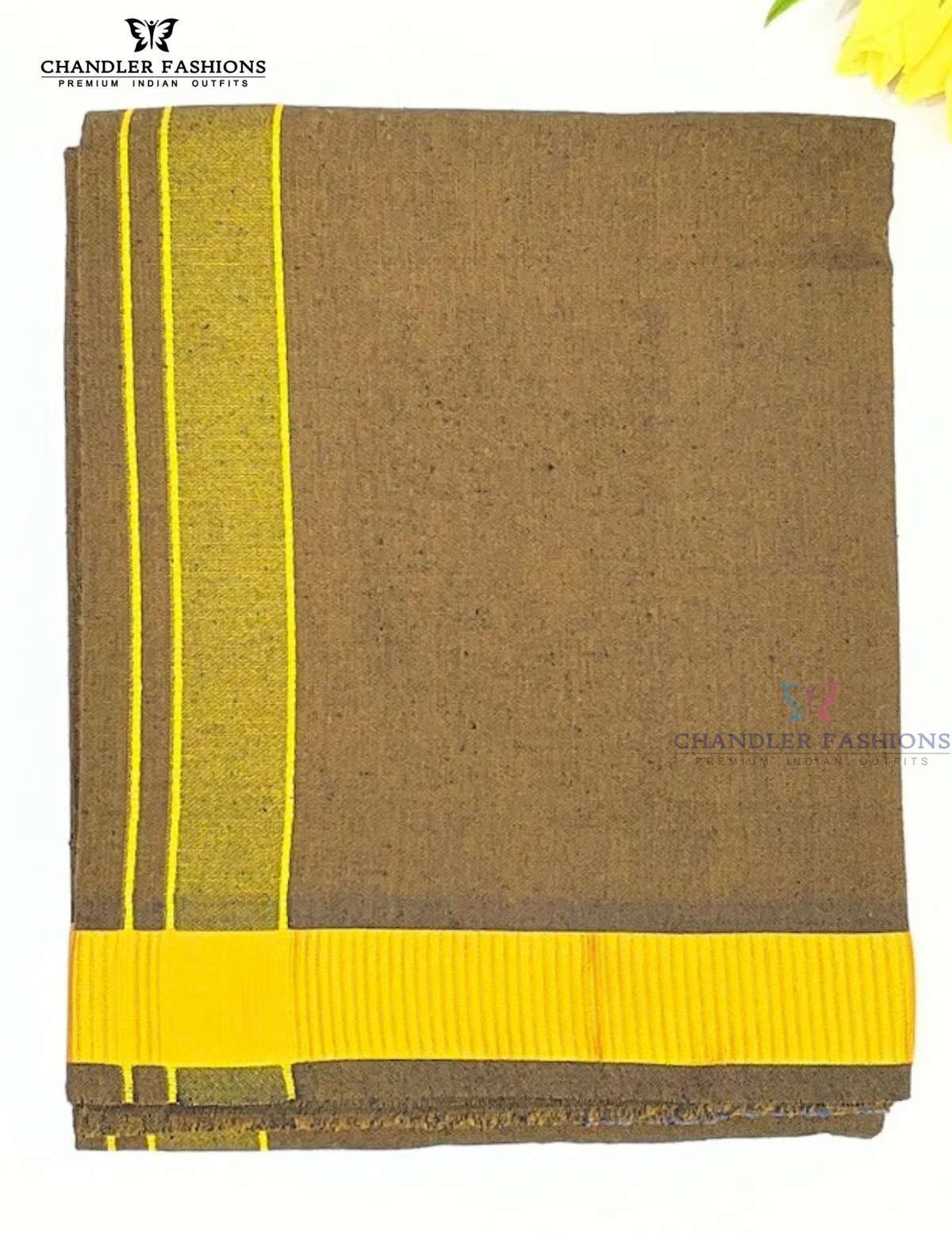 Alluring Brown Color Cotton Dhoti For Men