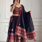 Stunning Black Color Rayon Chaniya Choli With Printed Work For Women