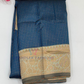 Amazing Blue Color Art Silk Saree With Sandal Color Border For Women