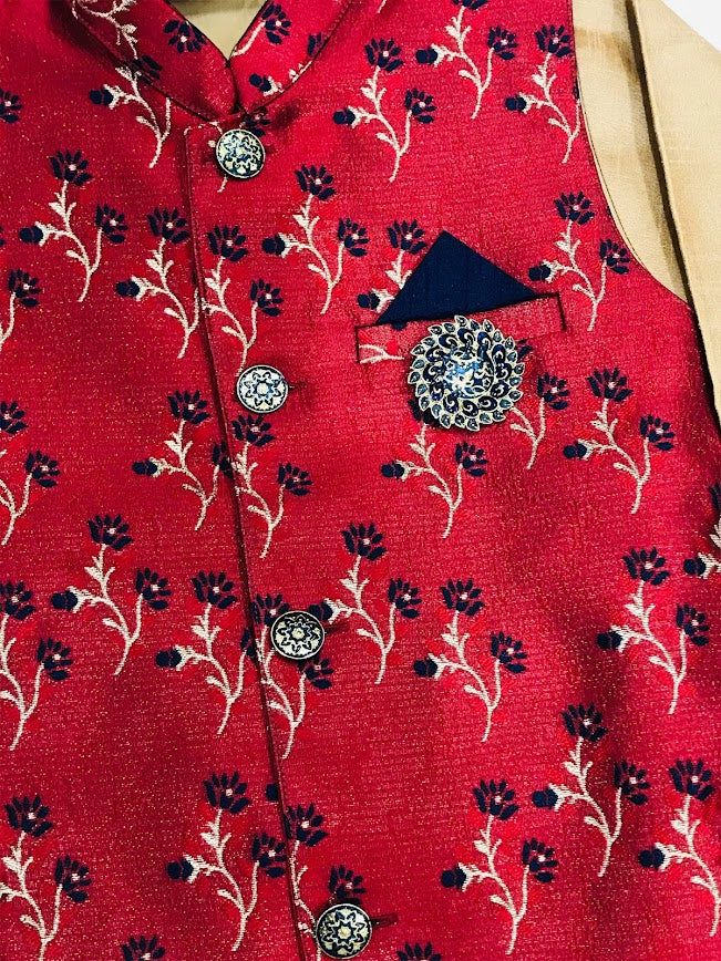 Appealing Traditional Sherwani Full Sleeves Nehru Jacket Pajama Pant And Dhoti Style Pant In Cochise