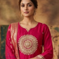 Pink Color Silk With Sequins Work Salwar Suits Near Me