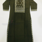 Beautiful Mehendi Green Color Rayon Kurti For Girls