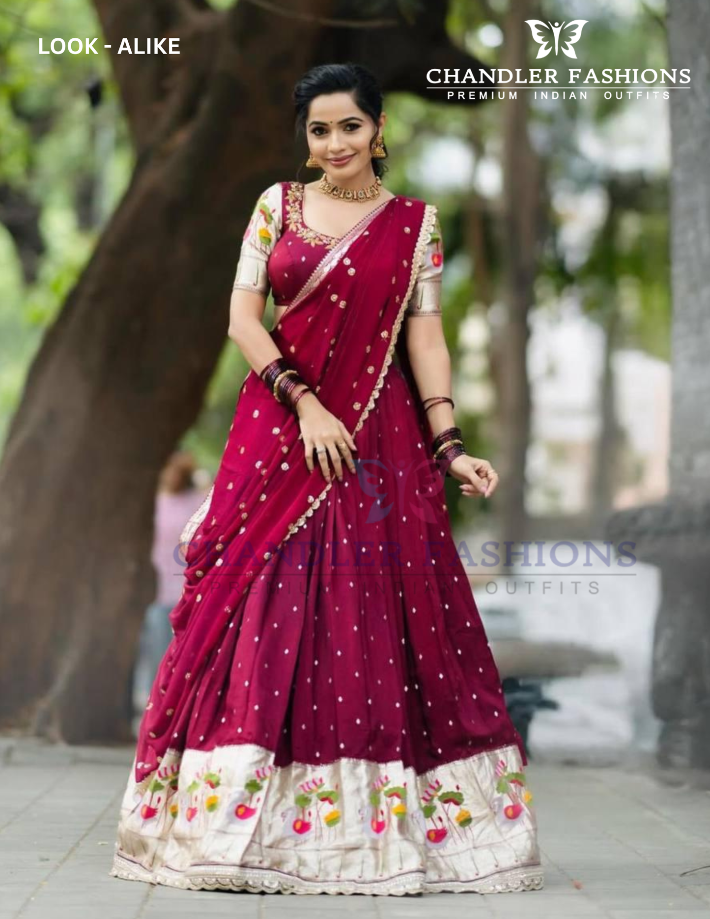 Amazing Maroon Color Georgette Lehenga Choli With Embroidery Work For Women