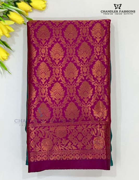 Stunning Green Color Art Silk Saree For Women