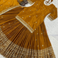 Alluring Mustard Brown Color Heavy Chinon Silk Lehenga Choli With Embroidery And Sequins Work