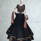 Attractive Black Colored Embroidery Work Chaniya Choli Sets For Women
