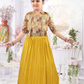 Beautiful Mustard Yellow Color Kurti With Digital Print For Girls