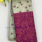 Amazing Pista Green Color With Purple Border Art Silk Saree For Women