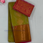 Attractive Green Color Art Silk Saree With Pink Color Border For Women