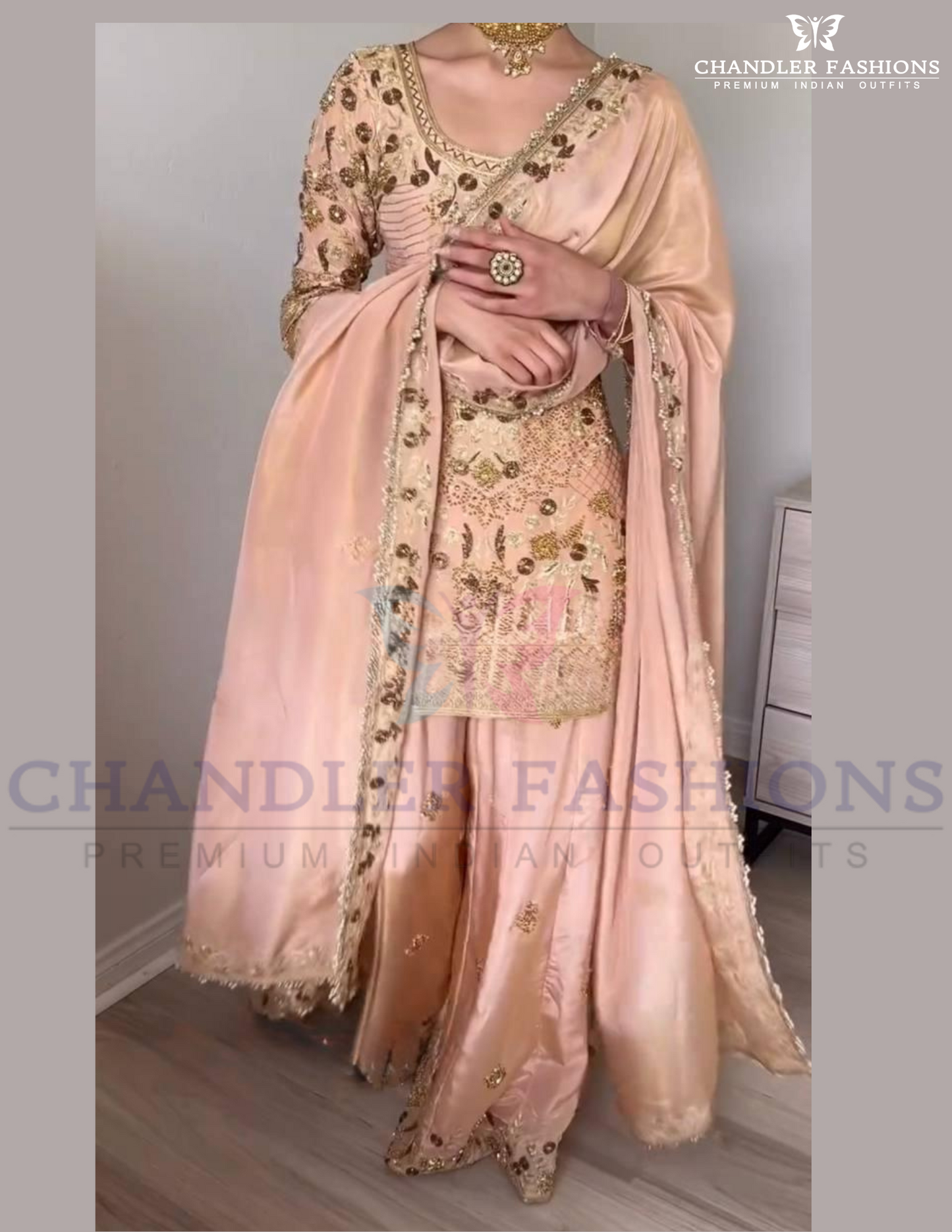 Charming Jalpari Cotton Wear Palazzo Suits Near Me