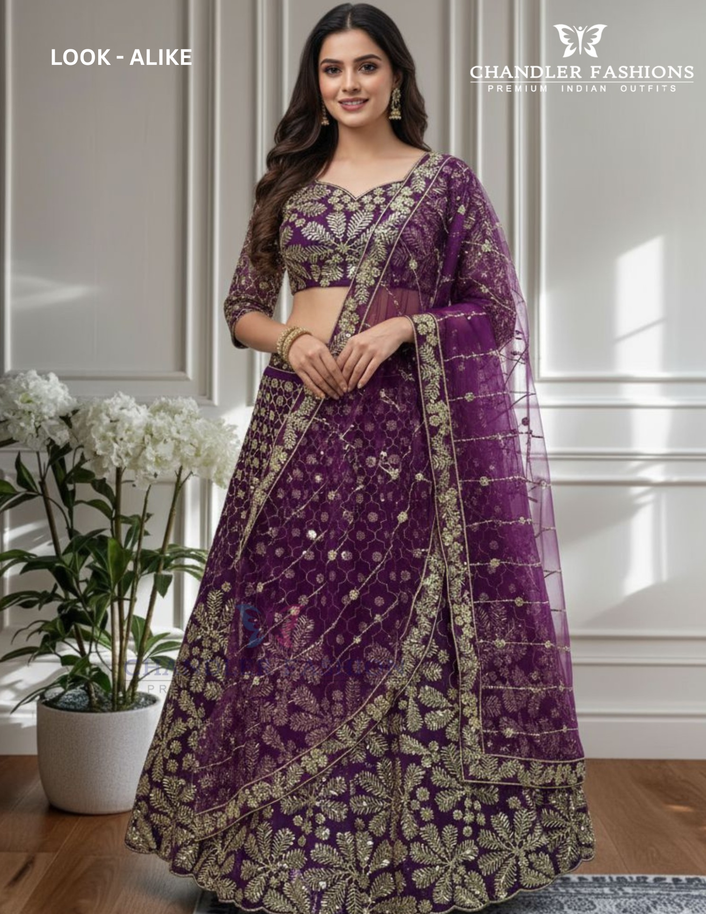 Elegant Purple Color Sequins With Zari Embroidery Work Lehenga Choli For Women