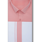 Attractive Pink Color Men's Cotton Shirt With Pink Border Dhoti