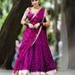 Charming Purple Color Georgette Lehenga Choli With Embroidery Work For Women