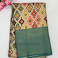 Alluring Multicolor Soft Silk With Ikkat Printed Work Saree For Women