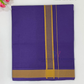 Stunning Dark Violet Color Cotton Dhoti For Men