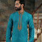 Embroidery Work Men's Kurta With Pajama Set Near Me