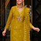 Mustard Yellow ColorMirror Work Salwar Suits With Dupatta In Chandler