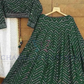 Attractive Green Color Wedding Lehenga Choli With Sequins Work