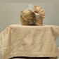 Attractive Cream Color Stone And Beads Work Men's Wedding Turban