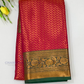 Attractive Red Color Soft Silk Saree For Women