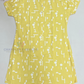 Exquisite Yellow Color Cotton Kurti With Printed Work For Girls