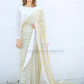 Off White Festival Faux Georgette Trendy Saree Near Me