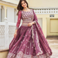 Attractive Pink Color Designer Faux Georgette Sequins Work Lehenga With Dupatta