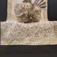 Pretty Cream Color Sequins And Beads Work Wedding Turban For Men