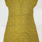 Elegant Mustard Yellow Color Cotton Kurti With Printed Work For Women